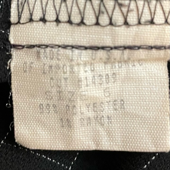 Harold’s Black & White Window Pane Pattern Mini Pencil Skirt Sz 6 - Picture 6 of 9